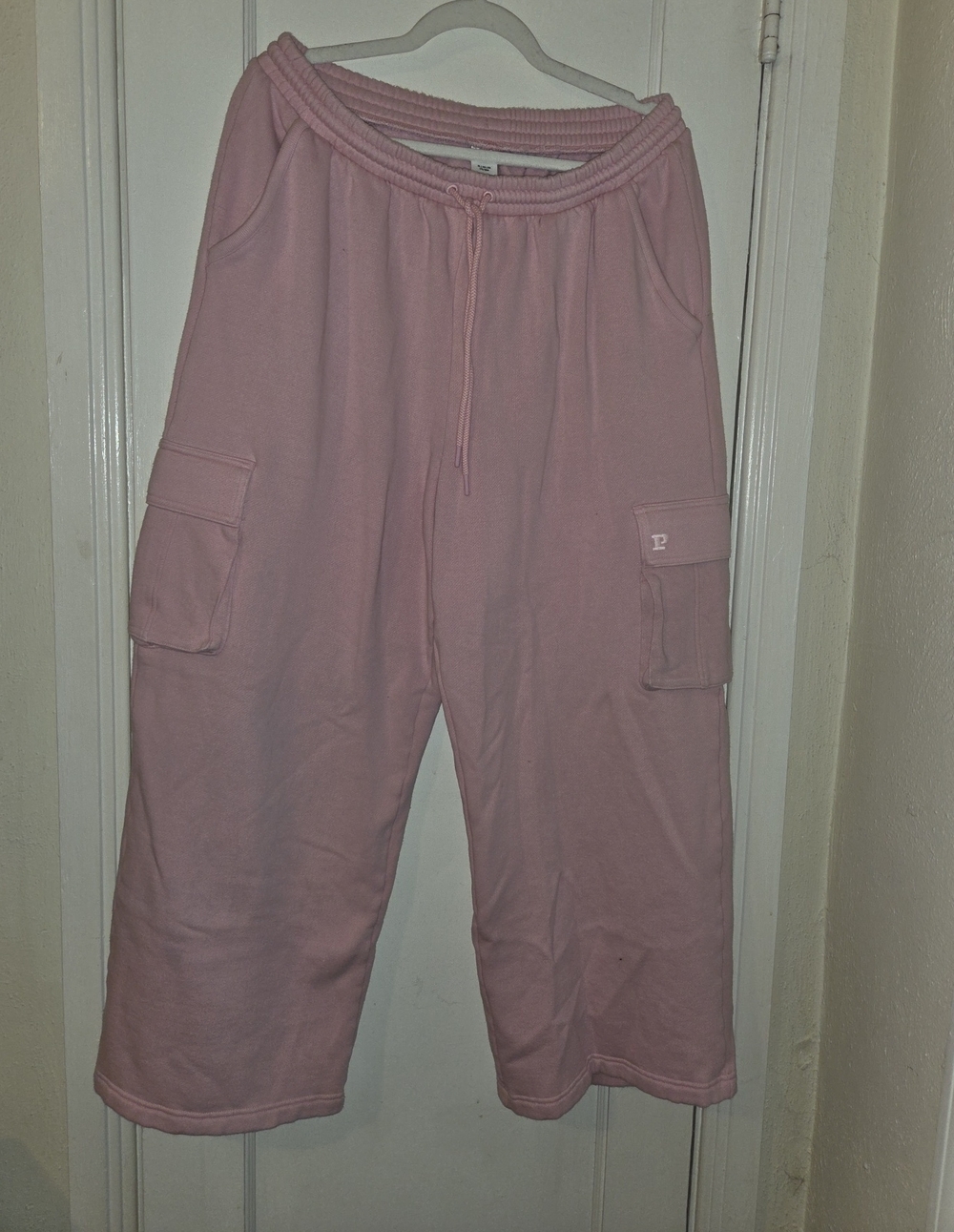 PINK Victoria's Secret Dusty Pink Cargo Joggers